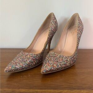 Kate Spade Festive Glitter Pumps (Size 8)